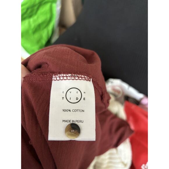 Even Tide Men’s Sz. M Burnt Orange/ Red Knit Polo. Excellent Condition - Picture 11 of 11